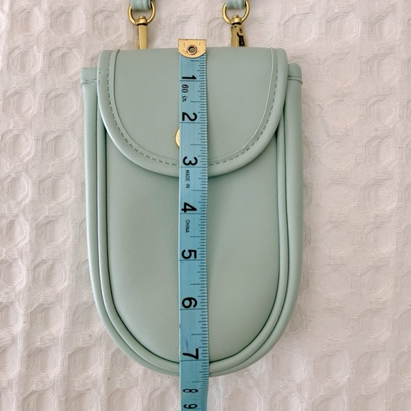 Anthropologie Mini Crossbody Soft Mint/Seafoam/Celadon Green - Picture 9 of 12